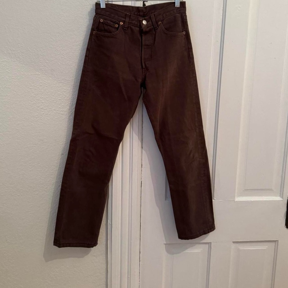 Vintage 90s Brown Levi’s 501 Jeans